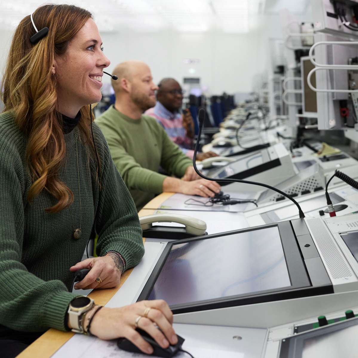 Fluglotsin im Center München Fluglotsin im Center München