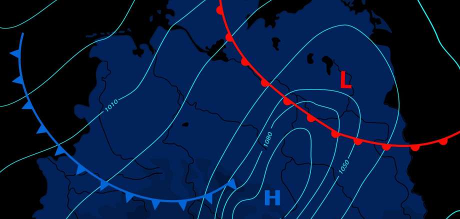 Wetterkarte Norddeutschland