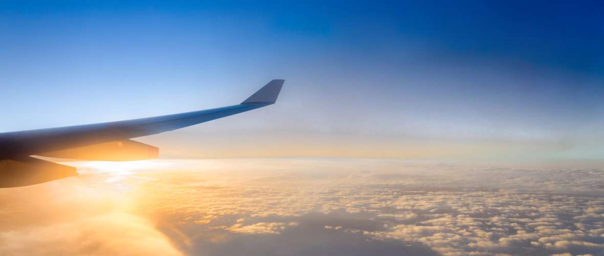 Blick aus dem Flugzeug Blick aus dem Flugzeug