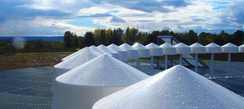 Antennenköpfe der DVOR Sarstedt