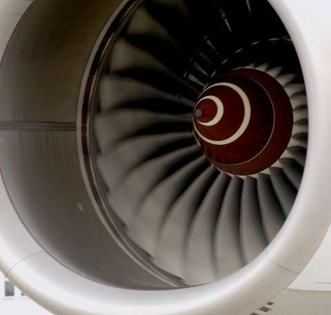 Flugzeug-Triebwerk Flugzeug-Triebwerk