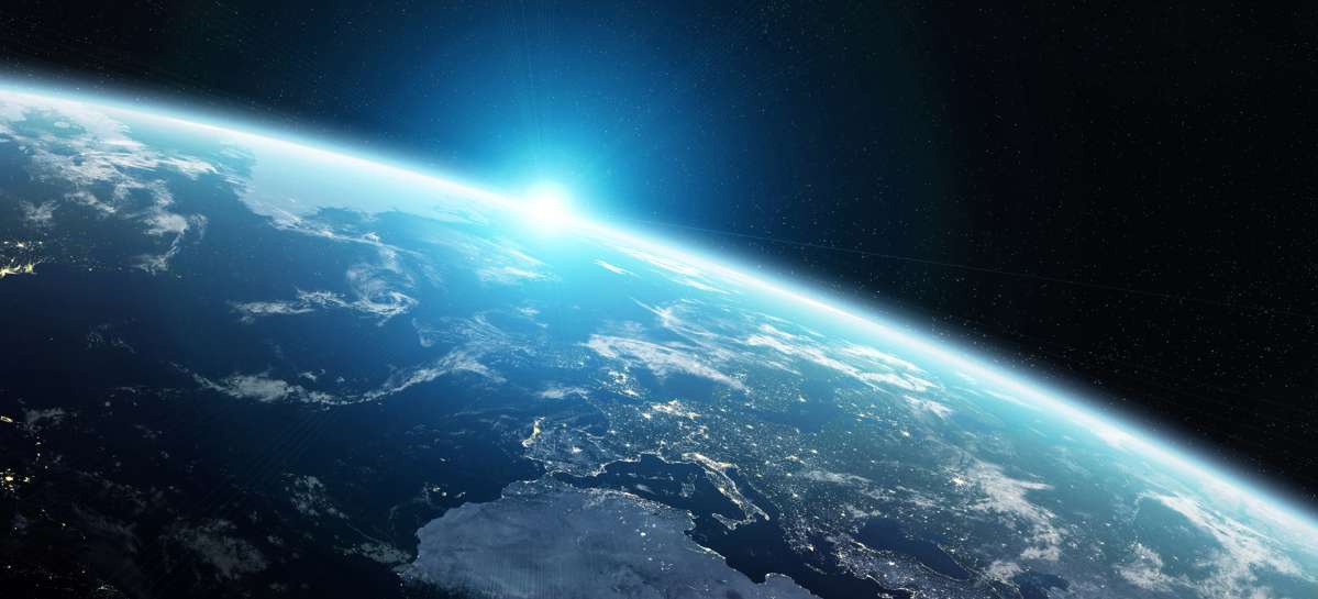 view of the earth