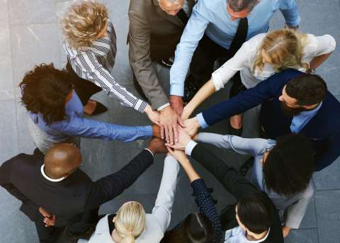 Symbolbild für Teamarbeit